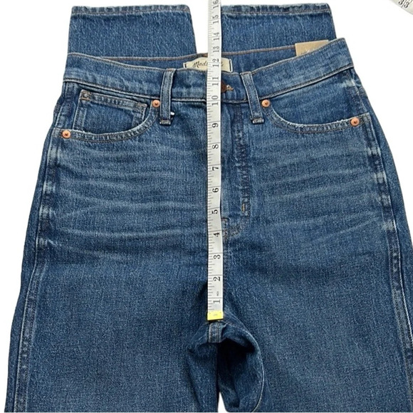 Madewell New Women’s 26 Stovepipe With Magic Pockets No Stretch Jean - Picture 9 of 13